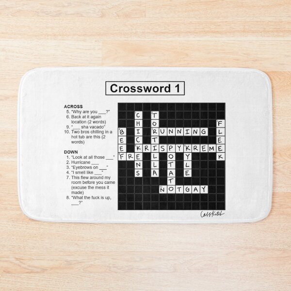 Item preview, Vine Crossword Puzzle #1 designed and sold by cass-ketch.