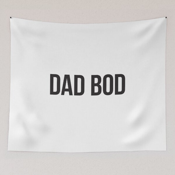 Item preview, Dad Bod - black type designed and sold by VonBraun.