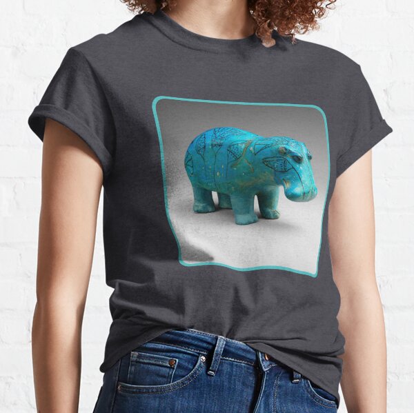 William the Hippo. Ancient Egyptian figurine Classic T-Shirt