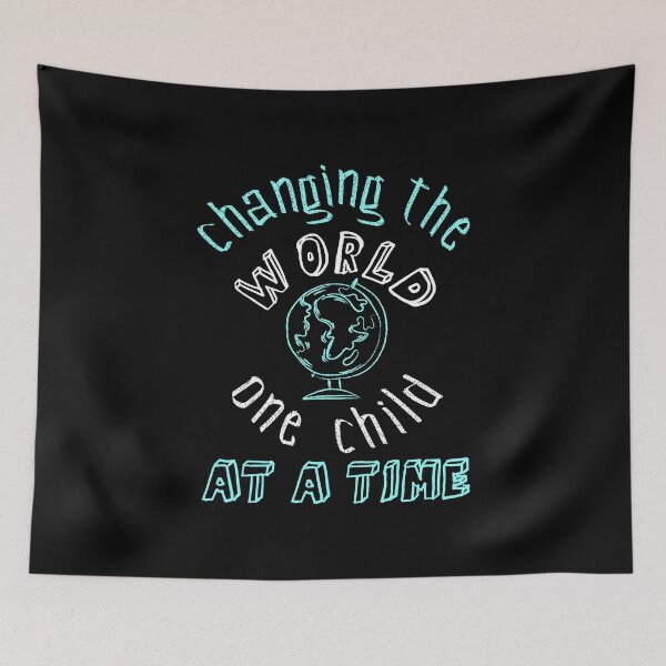 Item preview, Cute Teacher Life graphic Changing World One Child At A Time designed and sold by woodsgoodsco.