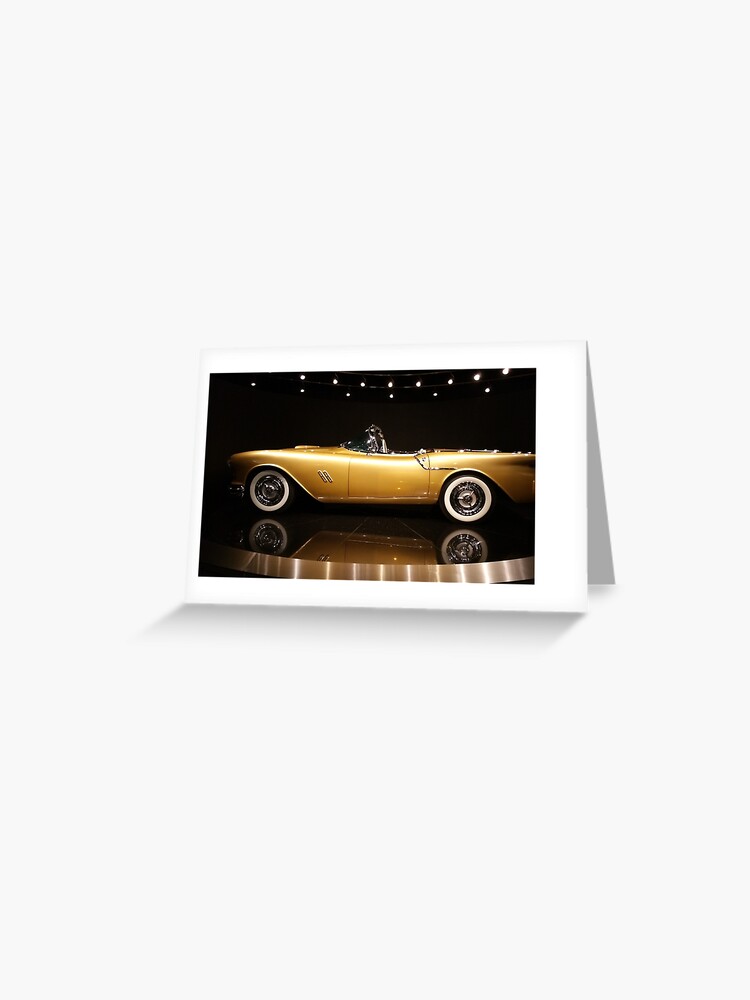 1954 oldsmobile f 88 concept car greeting card by aphropanda redbubble