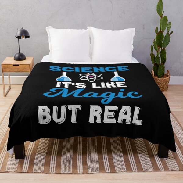 Item preview, Funny Scientist design Science It's Like Magic Only Real Tee designed and sold by woodsgoodsco.