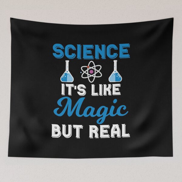 Item preview, Funny Scientist design Science It's Like Magic Only Real Tee designed and sold by woodsgoodsco.