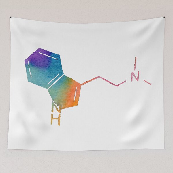 Item preview, Watercolor DMT Molecule III designed and sold by Dani Reber.