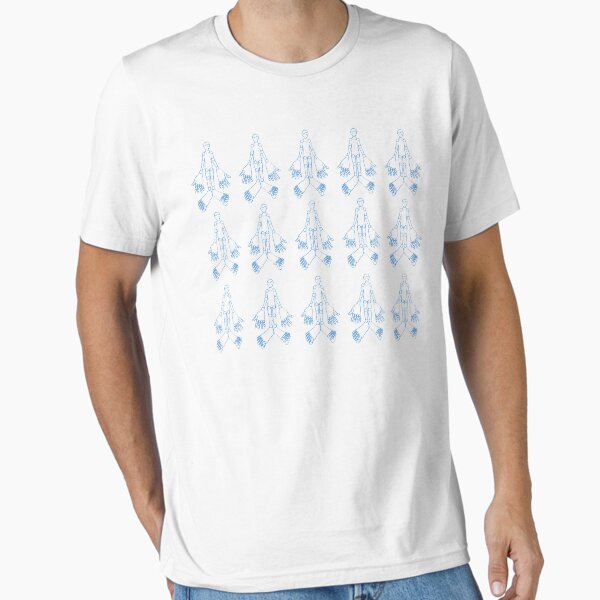 Homunculus Pattern - Blue Essential T-Shirt
