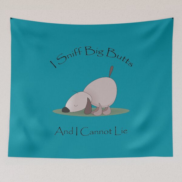 Item preview, Big Butts (on blue) designed and sold by ColorfulCortex.