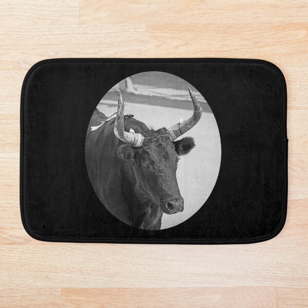 Camarguais bull south France Bath Mat
