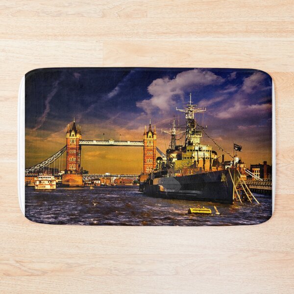 Item preview, HMS Belfast and Tower Bridge  designed and sold by LudaNayvelt.