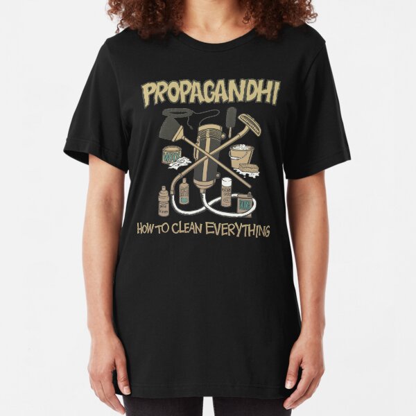 Propagandhi How To Clean Everything Slim Fit T-Shirt