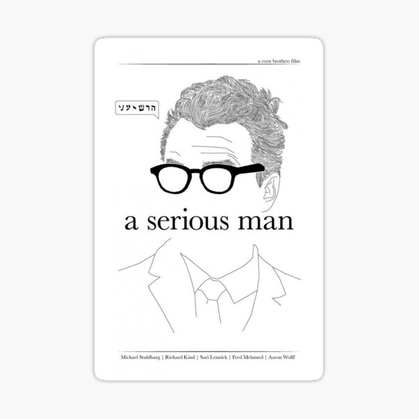 a-serious-man-alt-poster-sticker-for-sale-by-natalyaweiss-redbubble