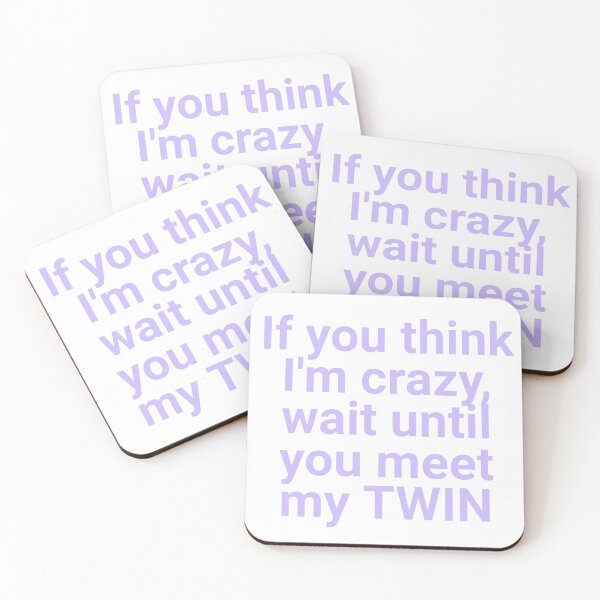 Item preview, If you think I'm Crazy - Sorority Sister Sticker designed and sold by izzyL.