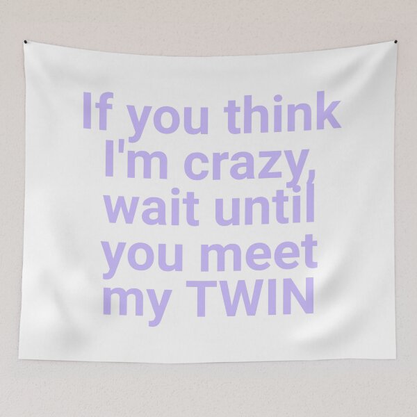 Item preview, If you think I'm Crazy - Sorority Sister Sticker designed and sold by izzyL.