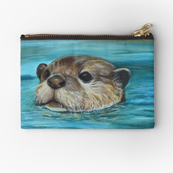 River Otters Zipper Pouches | Redbubble