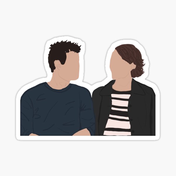 Vista previa del artículo con la obra «Pegatina Fleabag», diseñado y vendido por loveroftv.