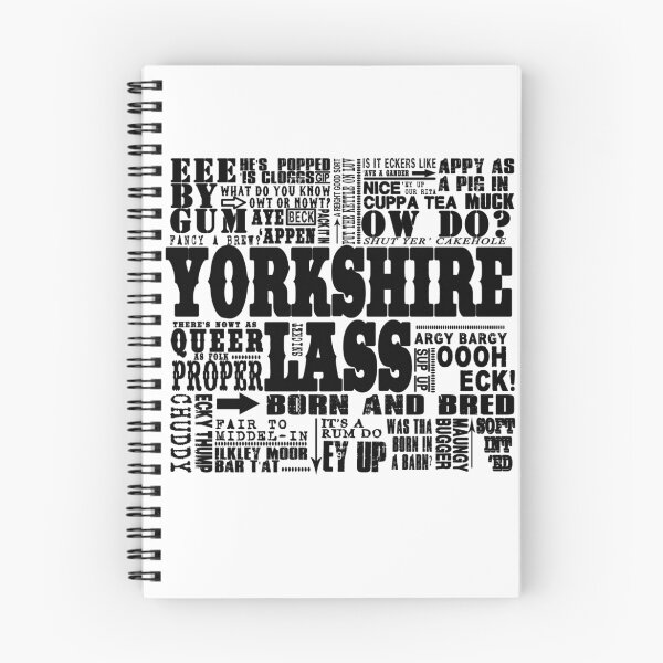 Item preview, YORKSHIRE LASS BLACK PRINT designed and sold by DOOLALLY.