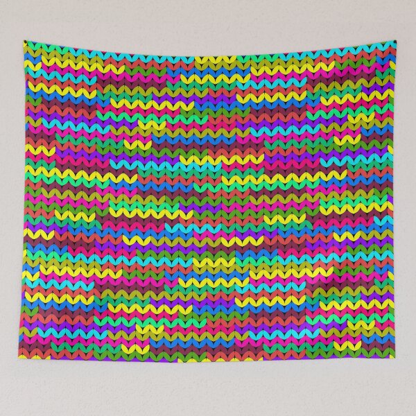 Item preview, Colorful Sweater Knit Pattern designed and sold by mrhighsky.