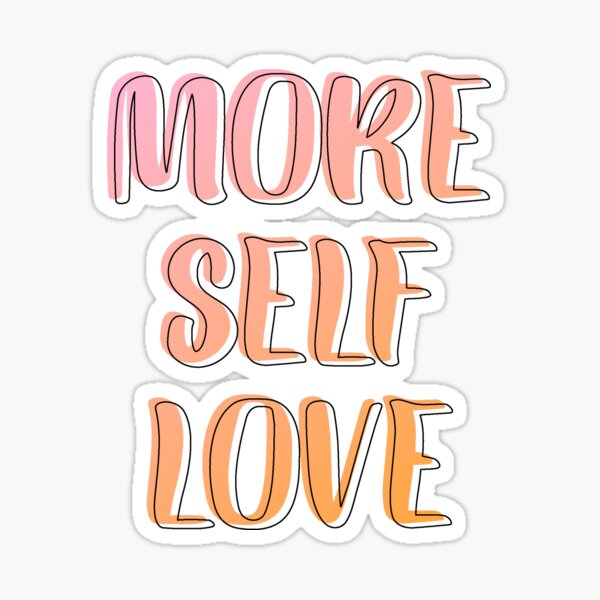 Think Positive Sticker – Self-Love Overflow