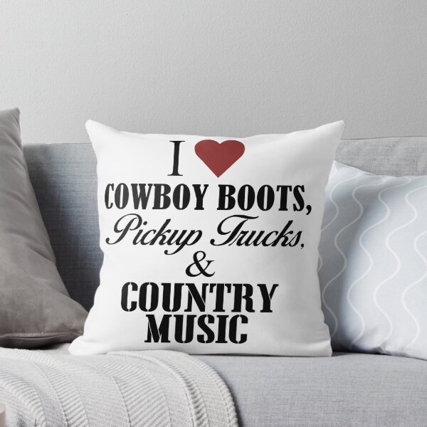 Item preview, I Love Cowboy Boot, Pickup Trucks & Country Music designed and sold by LAForrest.
