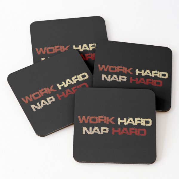 Item preview, Work Hard Nap Hard  designed and sold by LowerRapture.
