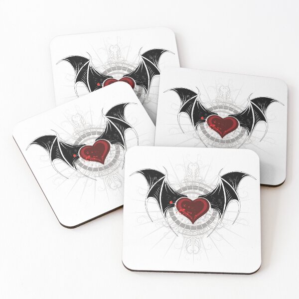 Item preview, Vampire heart with wings designed and sold by Blackmoon9.