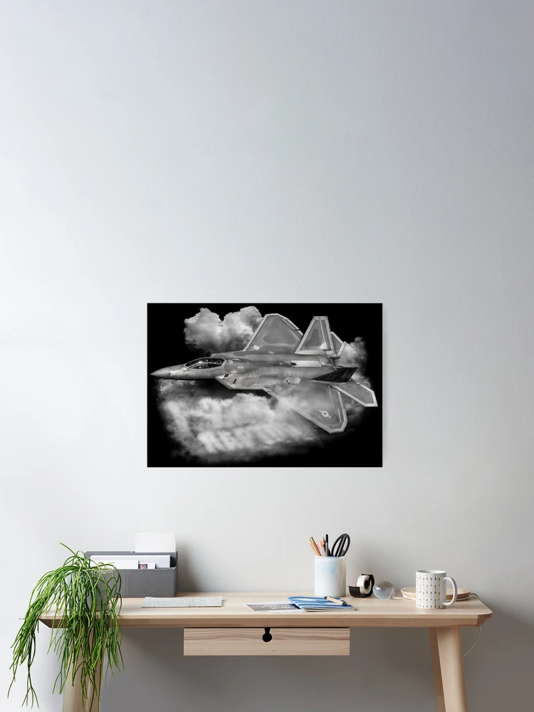 Thumbnail 2 of 3, Poster, F-22 RAPTOR designed and sold by deathdagger.