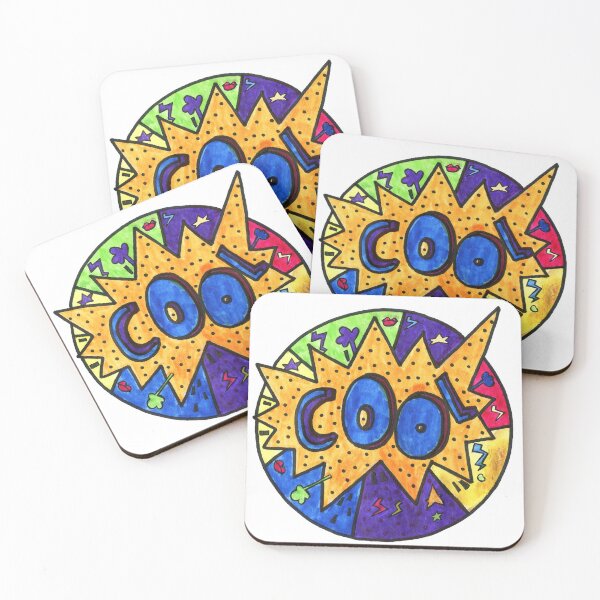 Item preview,  inscription cool in the style of pop art designed and sold by fiolika.