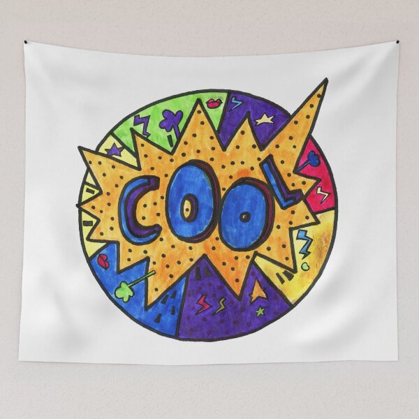 Item preview,  inscription cool in the style of pop art designed and sold by fiolika.