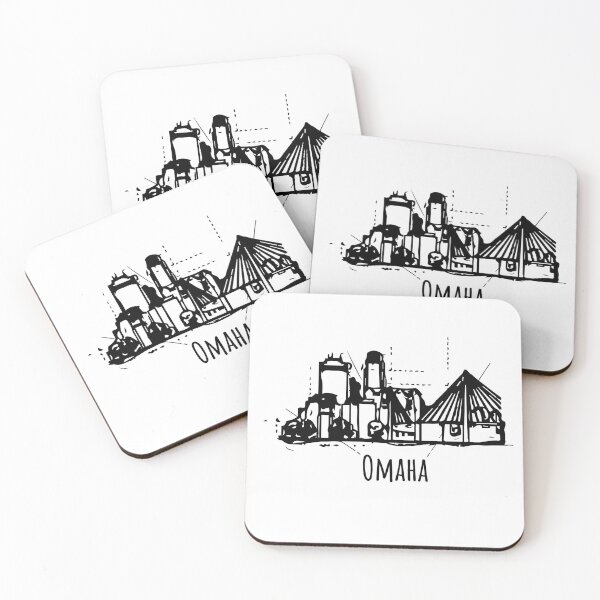 Item preview, Omaha Sketch City Funny Gift Idea  designed and sold by IvonDesign.
