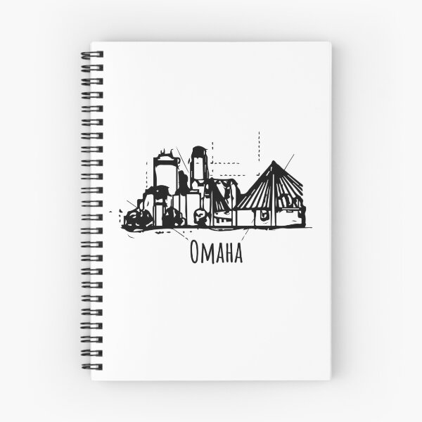 Item preview, Omaha Sketch City Funny Gift Idea  designed and sold by IvonDesign.