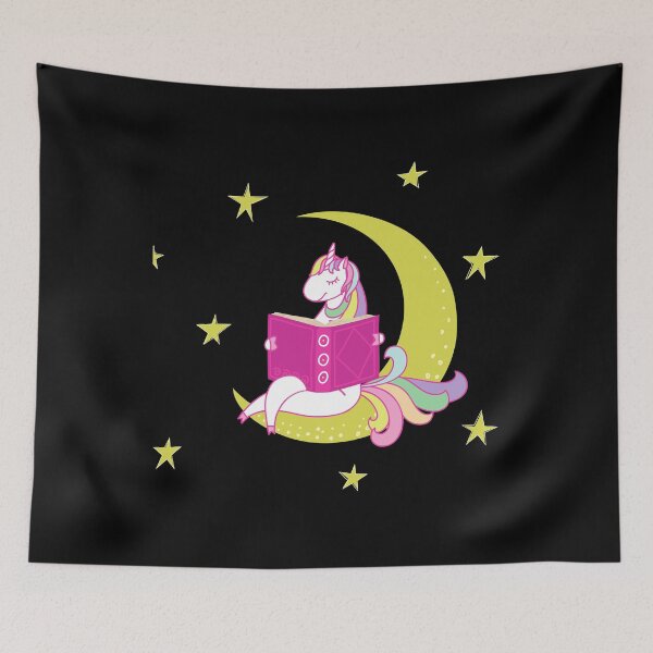 Item preview, Cute Riding Unicorn - Magical Horse Books designed and sold by PrintPress.