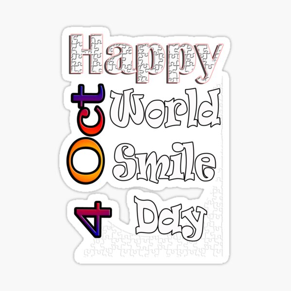 Item preview, Oct 4th, World Smile Day, Custom gift design designed and sold by yakoo21.
