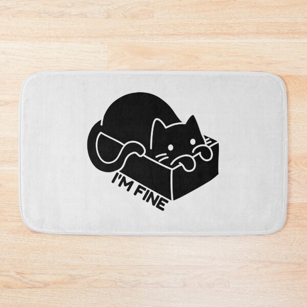 Item preview, I'm fine cat designed and sold by Artsthetic Collection.