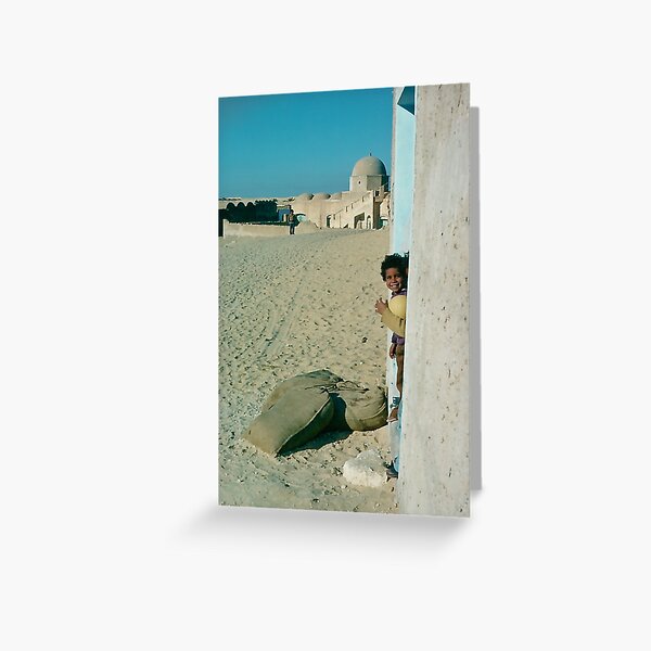 On the edge of the erg Greeting Card