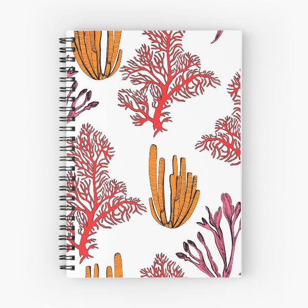 Item preview, Pattern with red corals and starfish designed and sold by LiliyaSavelieva.