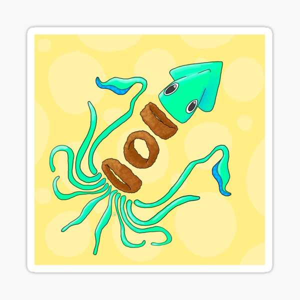 Calamari Sticker