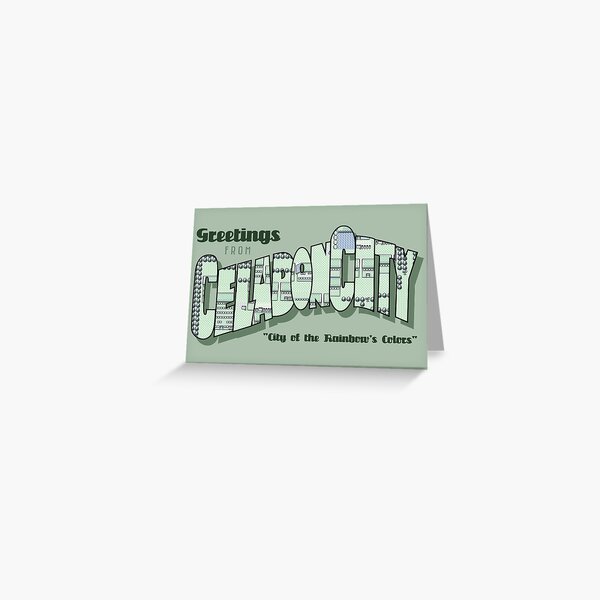 Greetings from Celadon City Greeting Card