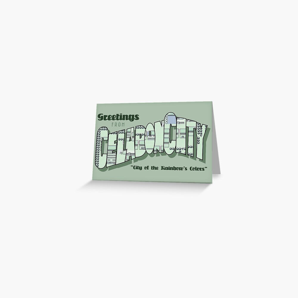 Greetings from Celadon City Greeting Card