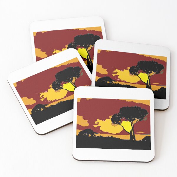 Item preview, SUNSET IN THE HILLS designed and sold by vickma.