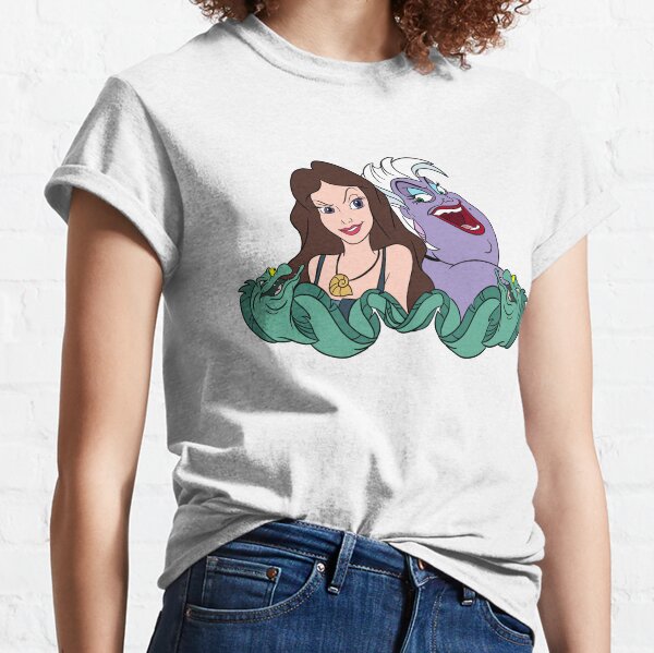 Ariel Little Mermaid Disney Princess Shell Bra Disneybound T-shirt