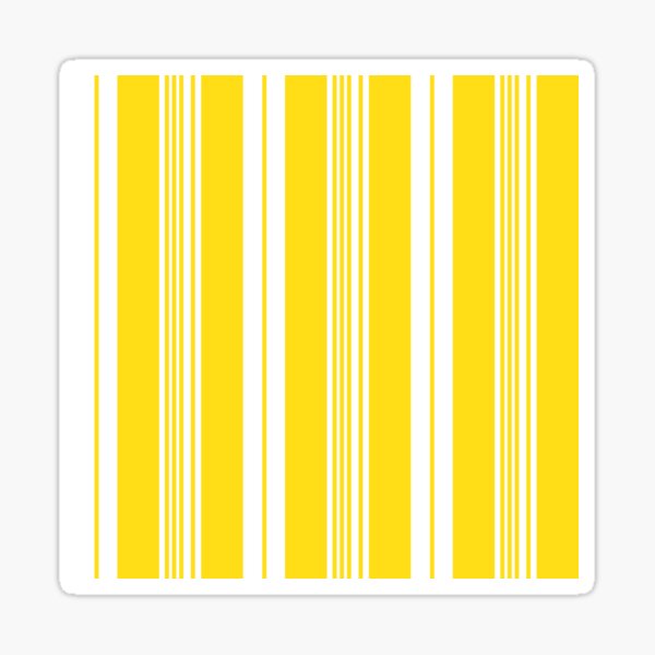 Aperçu de l'œuvre Rayure de transat jaune et blanc preppy créée et vendue par HotHibiscus.