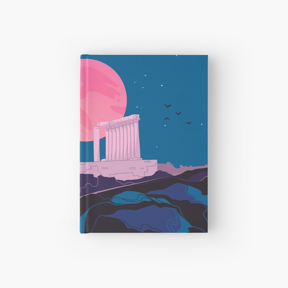 Temple of Poseidon at Sounion Hardcover Journal