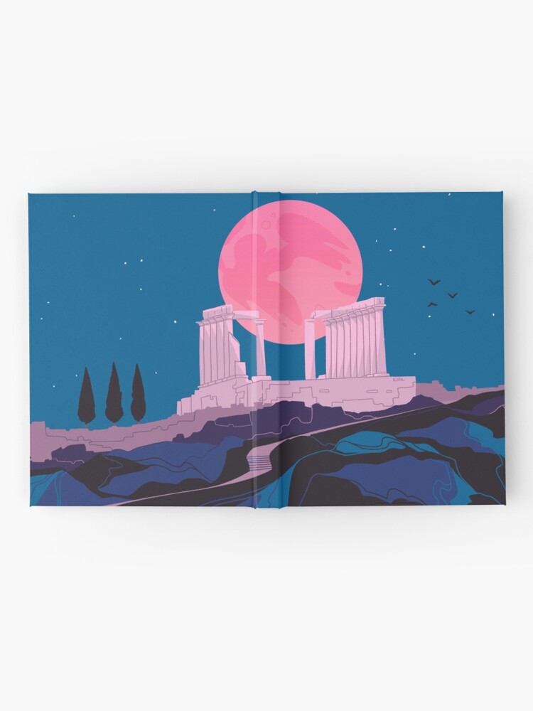 Alternate view of Temple of Poseidon at Sounion Hardcover Journal