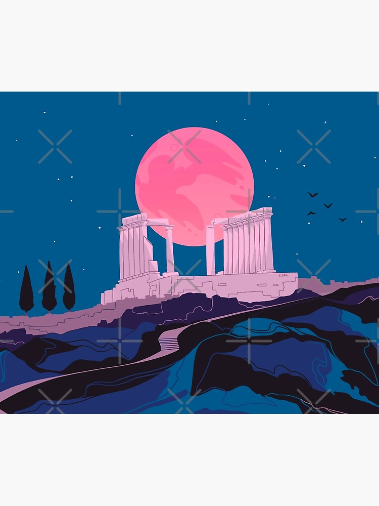 Temple of Poseidon at Sounion by flaroh