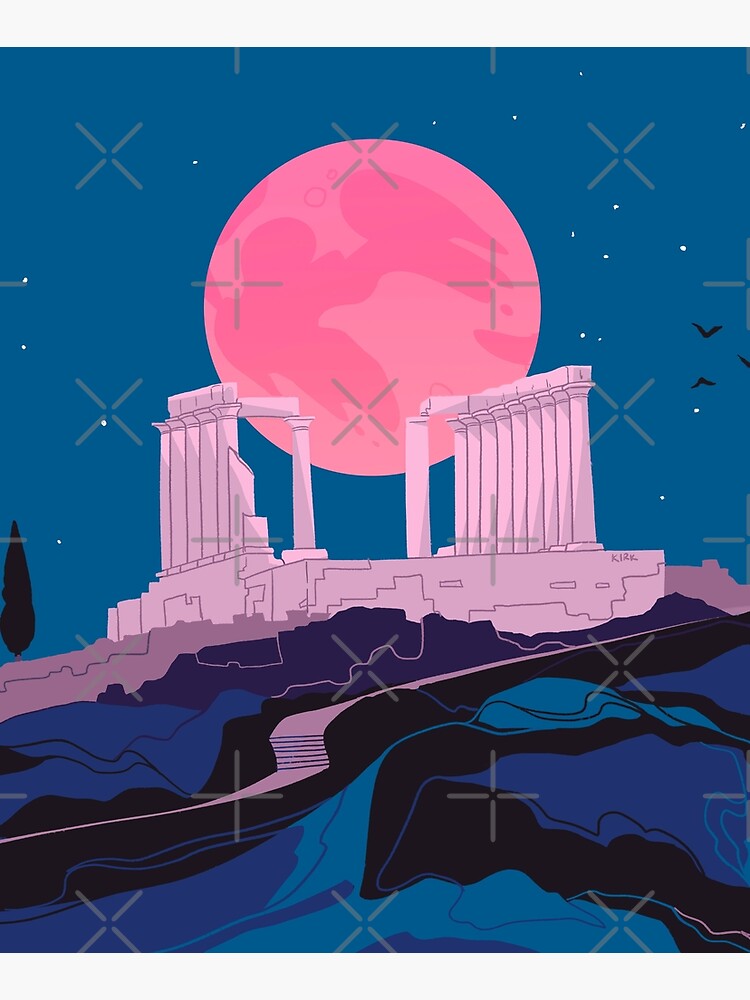 Temple of Poseidon at Sounion by flaroh