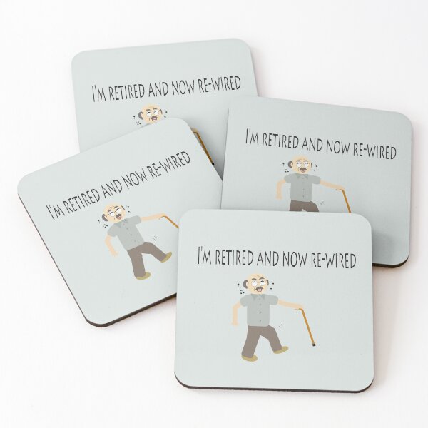 Item preview, I'm retired and re-wired designed and sold by designInk.