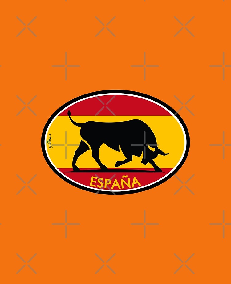Adhesivo Bandera Ovalo España E