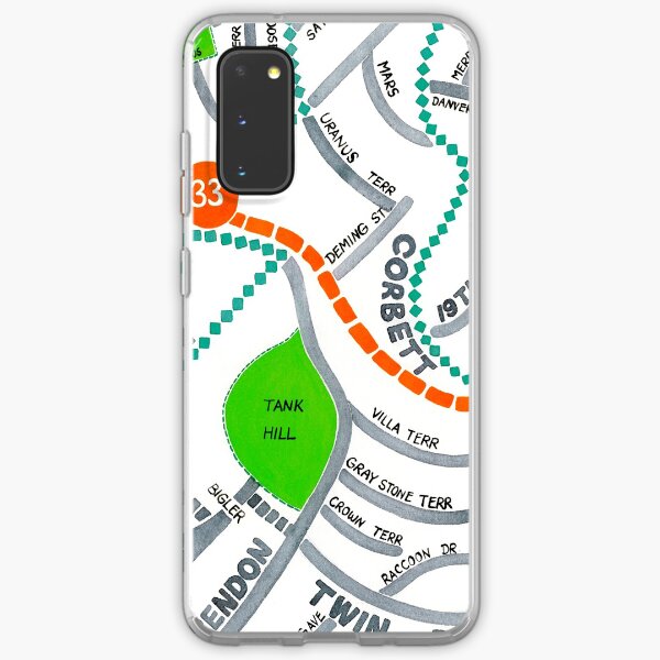 San Francisco map - Ashbury Heights Samsung Galaxy Soft Case