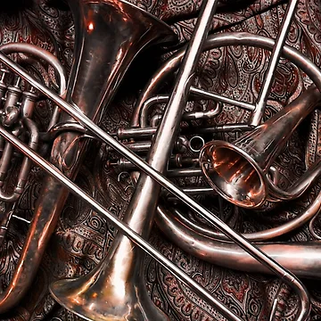 Artwork thumbnail, Assorted Brass Instruments by Samulis