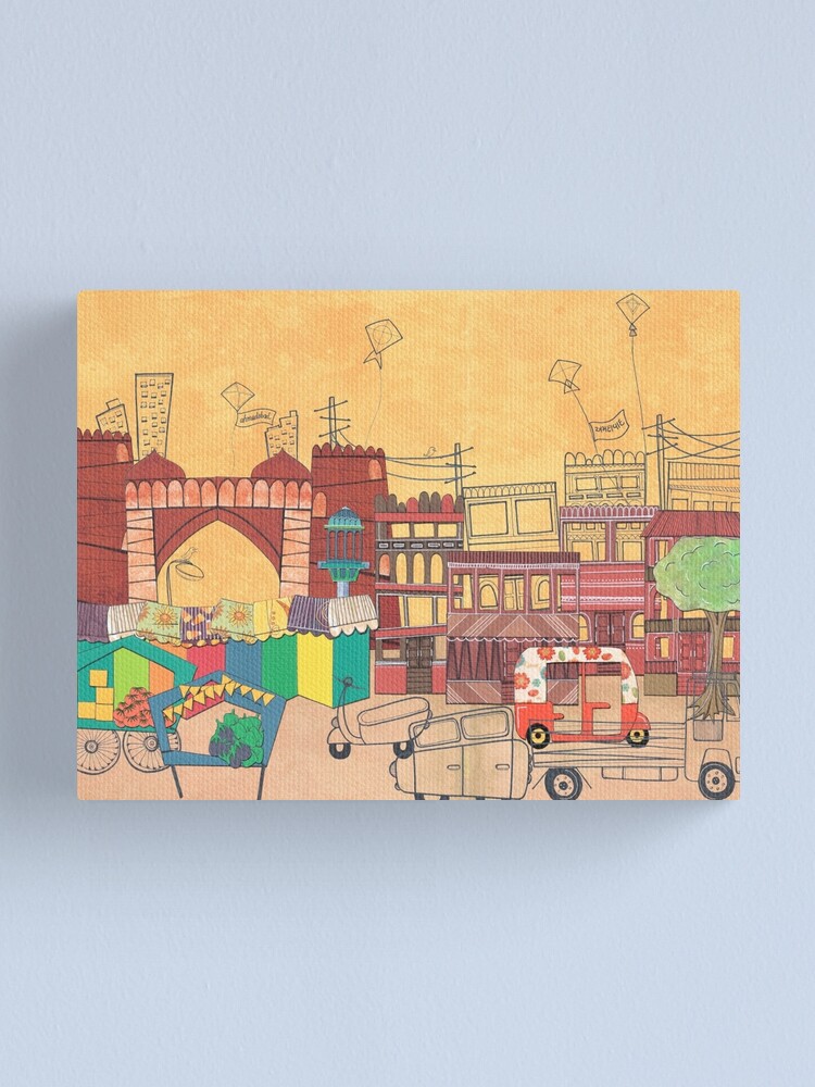 Postcards from India - Ahmedabad - Art Print (Signed) - Yali Books