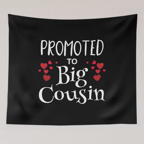 Item preview, Promoted to Cousin Hearts Trendy Family Announcement Gift For Girls designed and sold by PremiumDesignz.